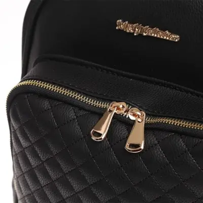 M&Y Collection Dust Deri Anne Bebek Sırt Çantası Siyah - 4