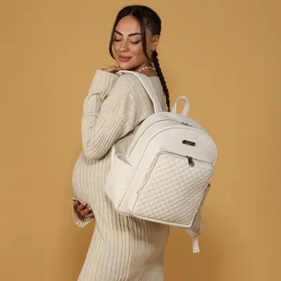 M&Y Collection Dust Anne Bebek Sırt Çantası Krem - 8