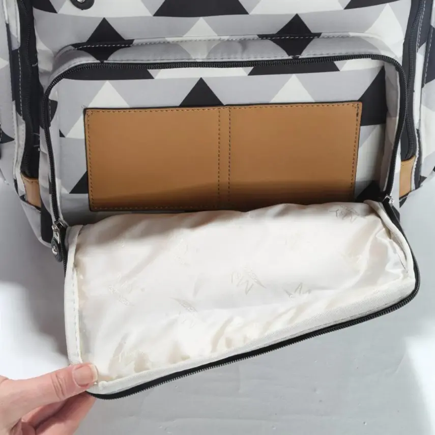 M&Y Collectıon Eos Anne Bebek Bakım Üçgen Gri - Siyah - 8