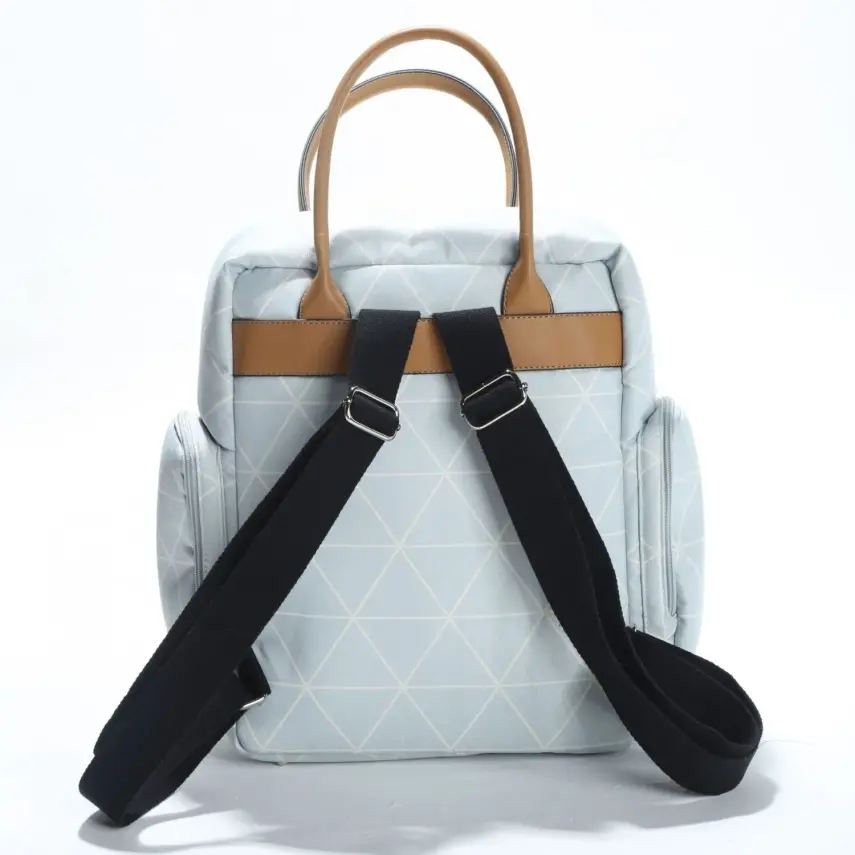 M&Y Collection Eos Digital Sırt Çantası Altıgen Bebek Mavisi - 6