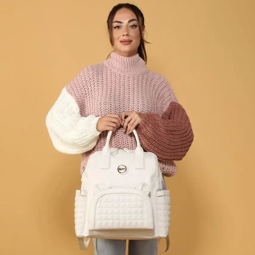 M&Y Collection Kitty Anne Bebek Sırt Çantası Krem - 3