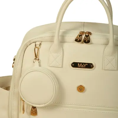 M&Y Collection Maia Anne Bebek Bakım Çantası Krem - 4