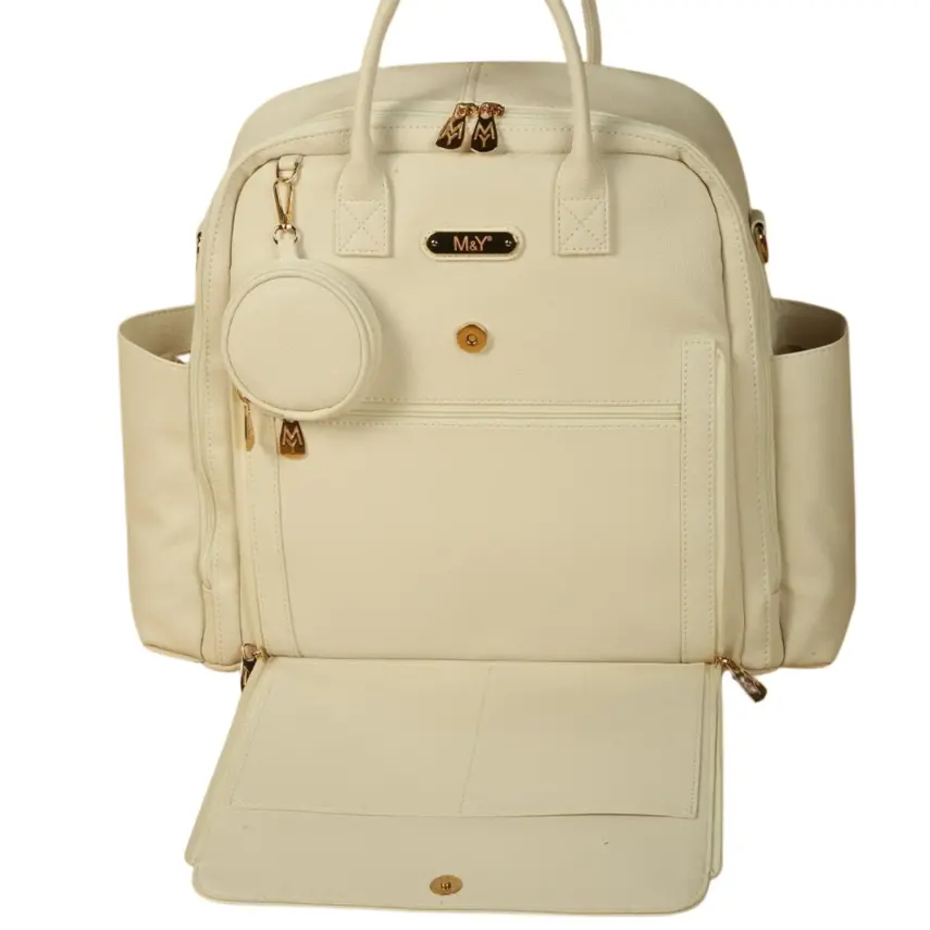 M&Y Collection Maia Anne Bebek Bakım Çantası Krem - 3
