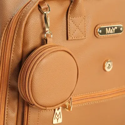 M&Y Collection Maia Anne Bebek Bakım Çantası Taba - 6