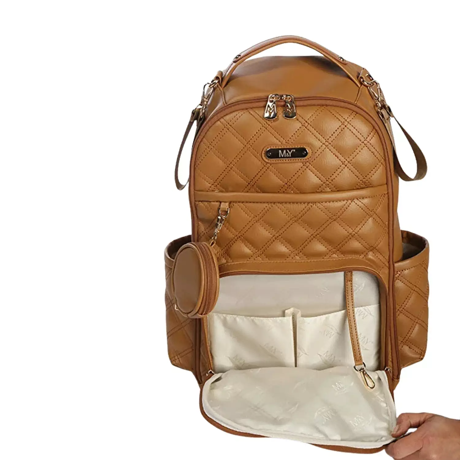M&Y Collection Oesta Deri Sırt Çantası Taba