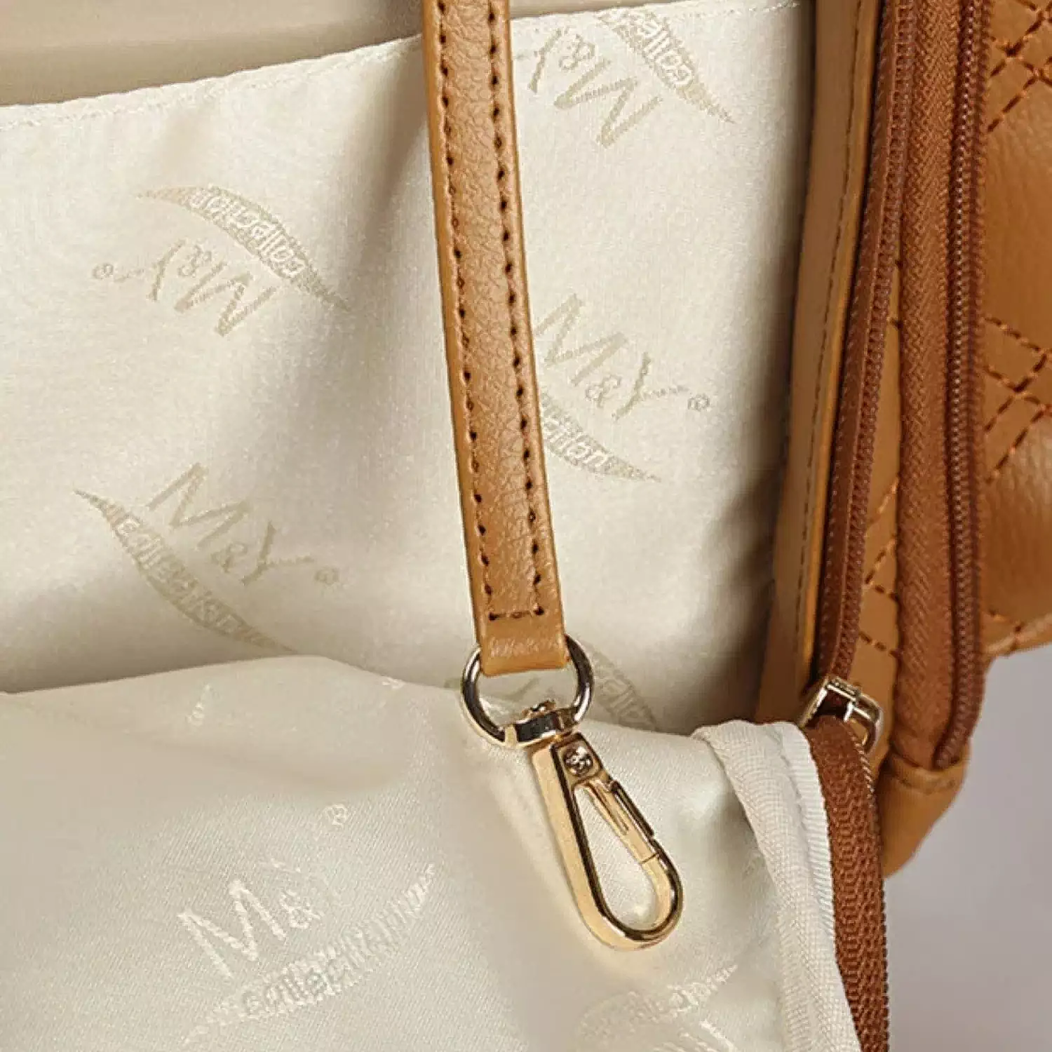 M&Y Collection Oesta Deri Sırt Çantası Taba