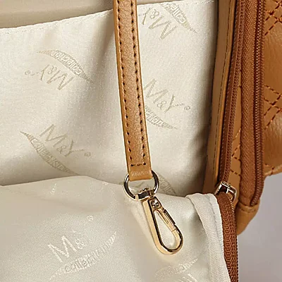 M&Y Collection Oesta Deri Anne Bebek Sırt Çantası Taba - 5