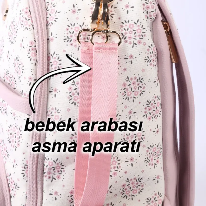 M&Y Collection Oeste Anne Bebek Sırt Çantası Lila Çiçek - 6