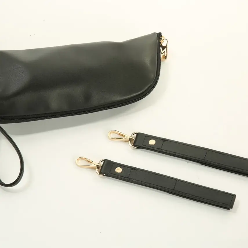 M&Y Collection Puff Deri Bebek Bakım Sırt Çantası Siyah / Black - 3