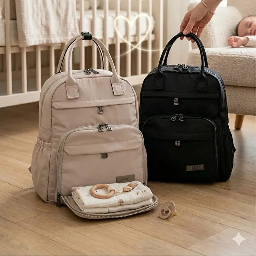 M&Y Collection Vilda Anne Bebek Sırt Çantası Siyah - 8