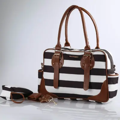 M&Y Collection Zebra Anne Bebek Bakım Çantası Siyah - 1