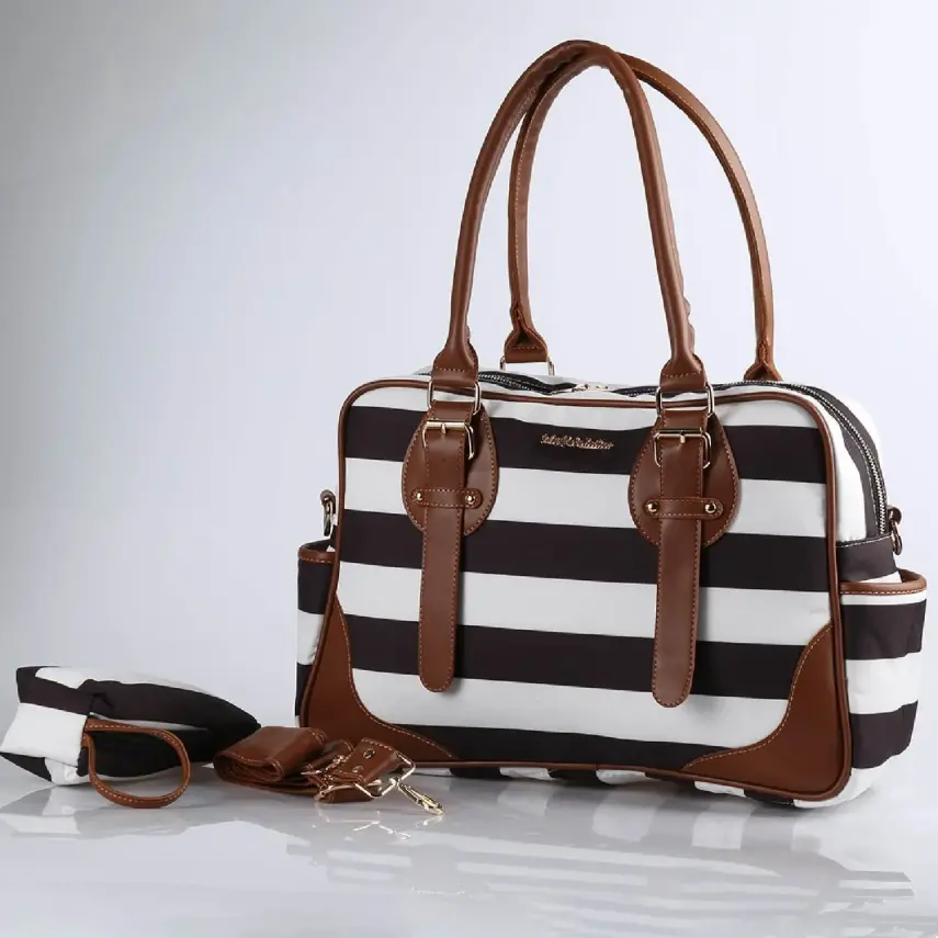 M&Y Collection Zebra Anne Bebek Bakım Çantası Siyah - 1