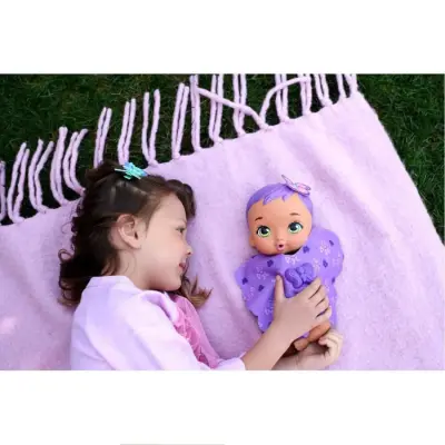 My Garden Baby Kelebek Bebeğimin Bakım Zamanı Mor Saçlı Bebek (1)