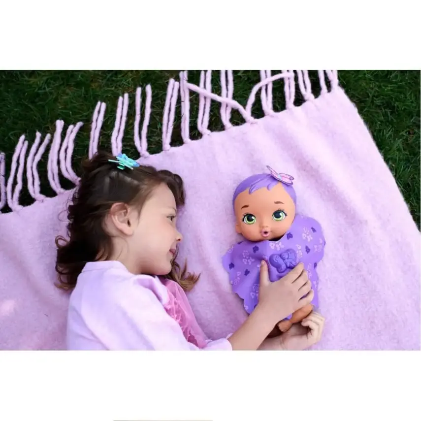 My Garden Baby Kelebek Bebeğimin Bakım Zamanı Mor Saçlı Bebek - 2