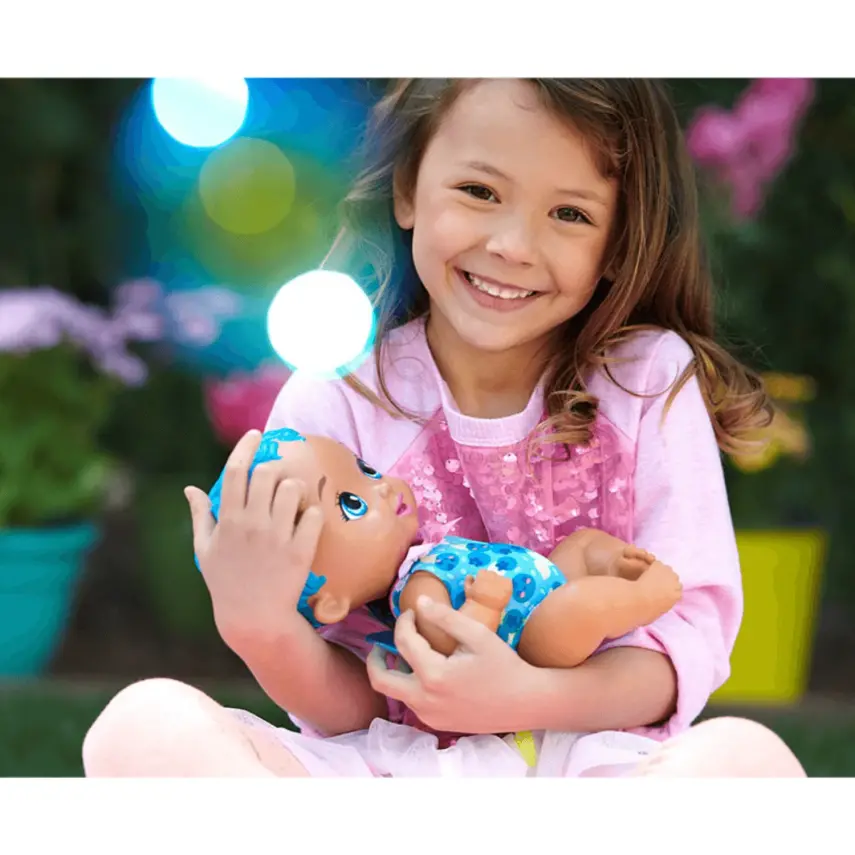 My Garden Baby Kelebek Bebeğimin Yemek Zamanı Mavi Saçlı Oyuncak Bebek - 4