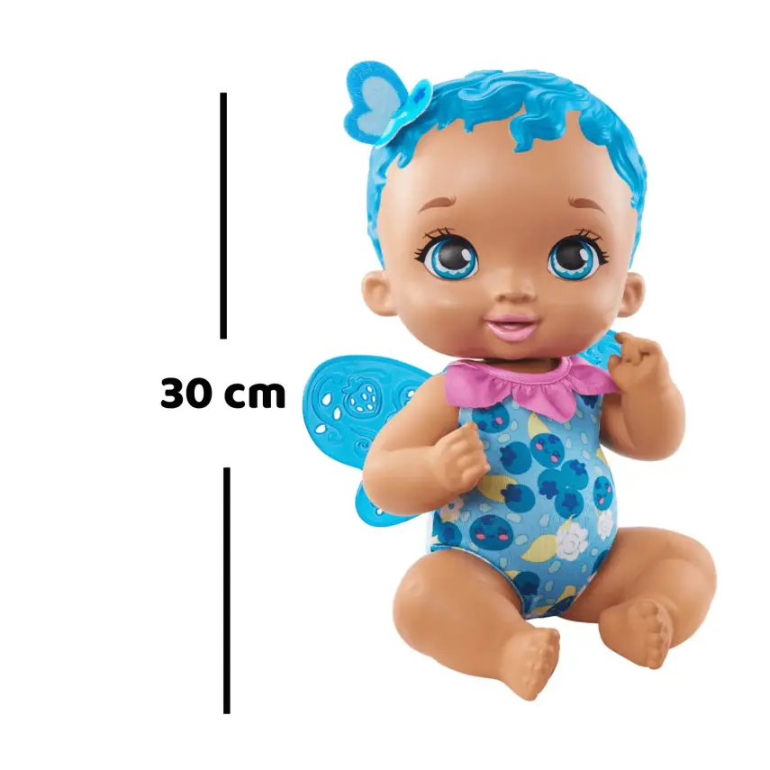 My Garden Baby Kelebek Bebeğimin Yemek Zamanı Mavi Saçlı Oyuncak Bebek - 2