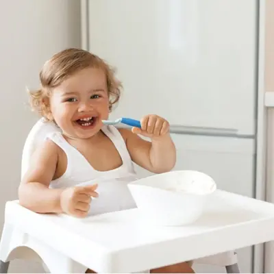 Mycey 360° Dönen Mama Kaşığı Yeşil - 4