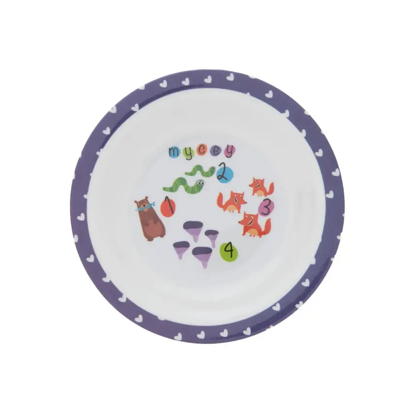 Mycey Eğlen Öğren Melamin Mama Tabağı Say Bakalım - 1