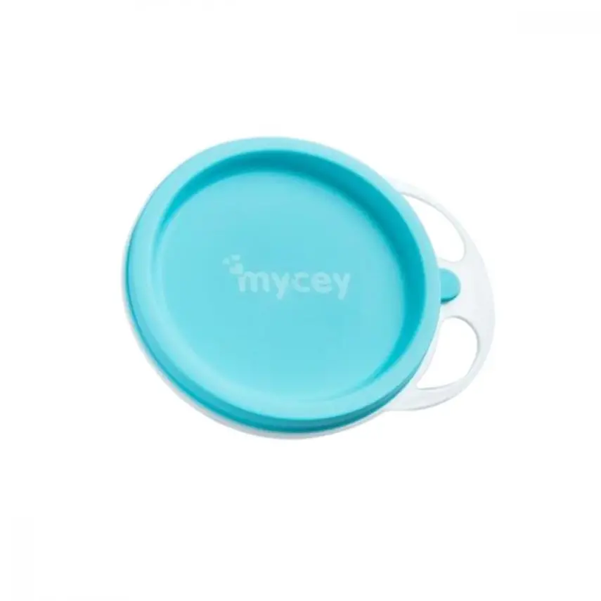 Mycey Kapaklı Mama Tabağı Yeşil - 1