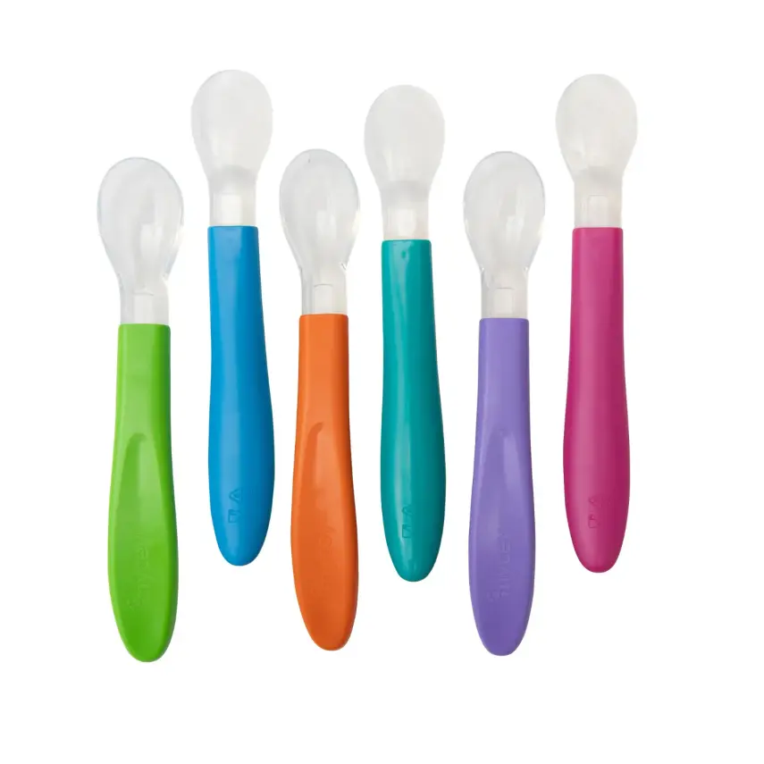 Mycey Silikon Uçlu Mama Kaşığı 2li Kız - 8