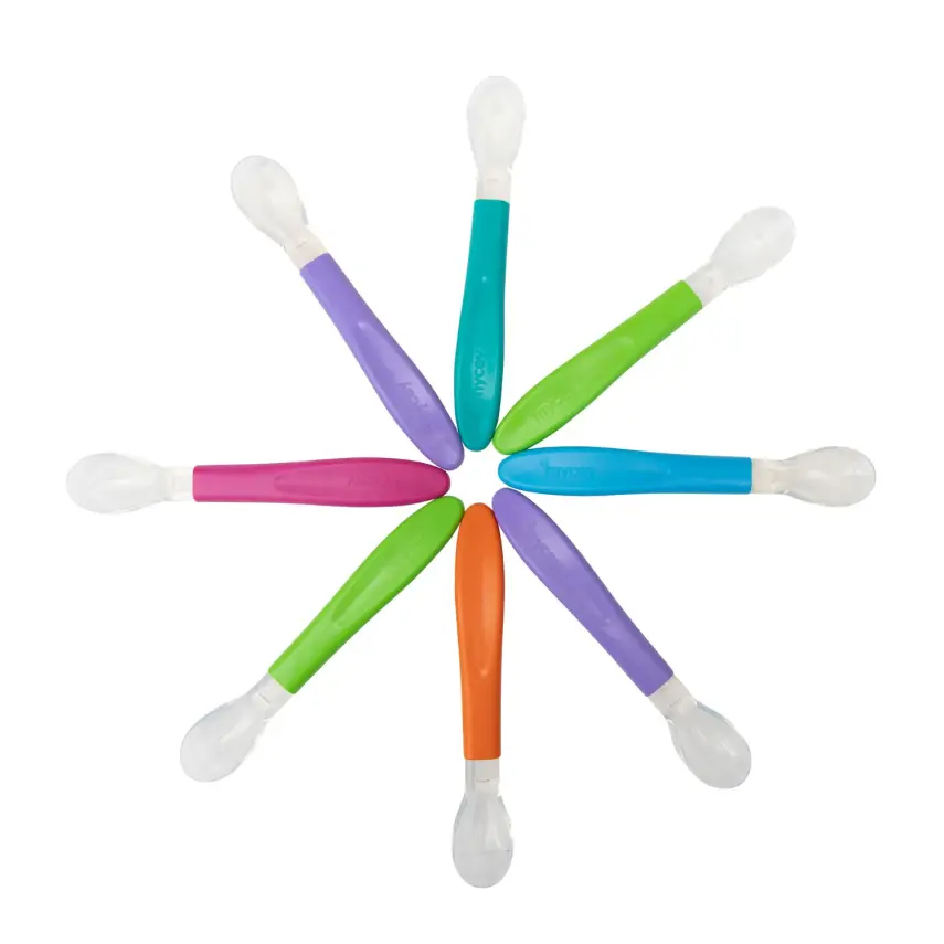 Mycey Silikon Uçlu Mama Kaşığı 2li Kız - 2