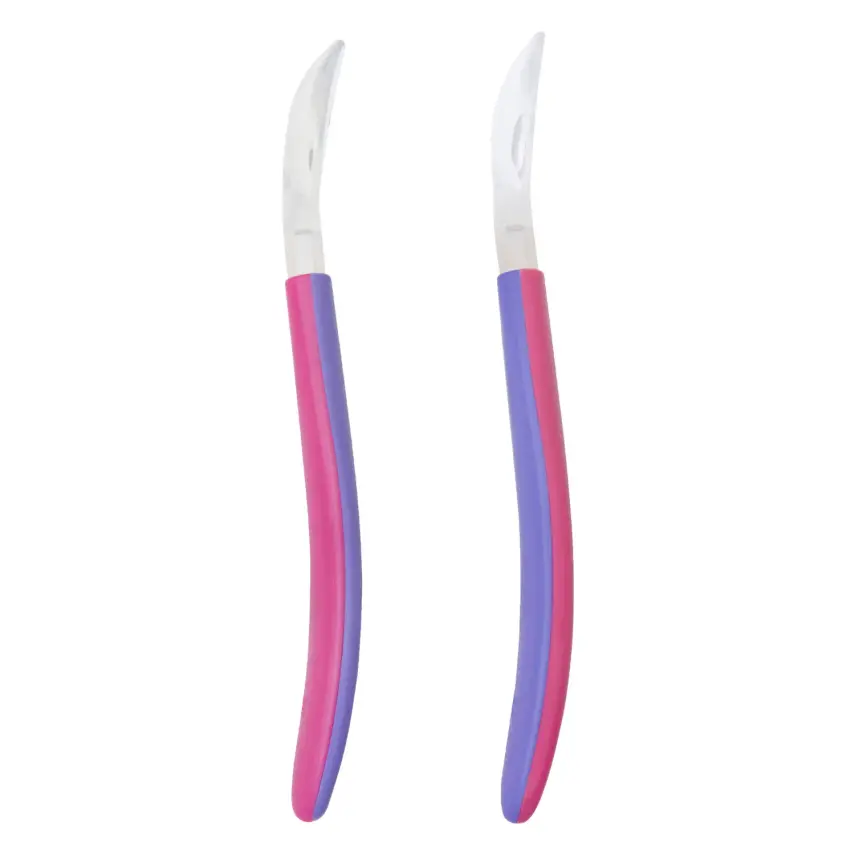 Mycey Silikon Uçlu Mama Kaşığı 2li Kız - 4