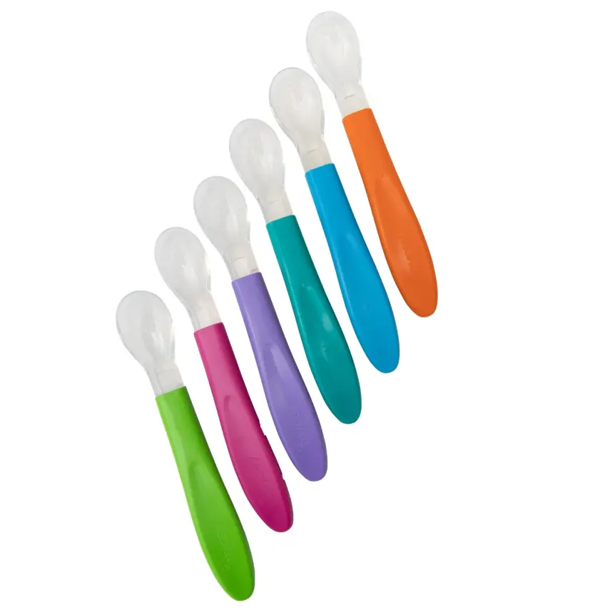 Mycey Silikon Uçlu Mama Kaşığı 2li Kız - 7