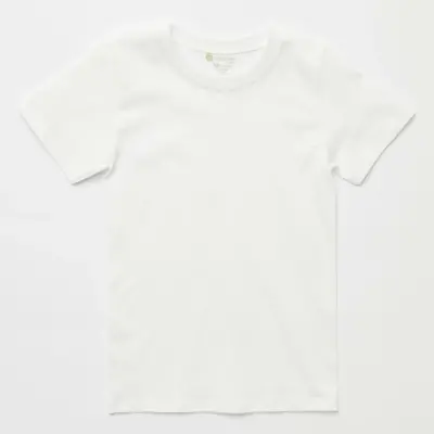 Natuline Organik Erkek Çocuk T-Shirt Penye 2li Beyaz (1)