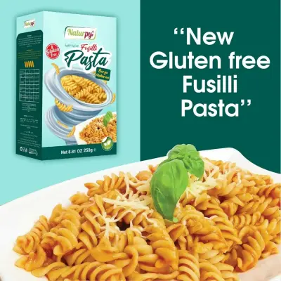 Naturpy Glutensiz Fusilli Burgu Makarna 250 gr (1)