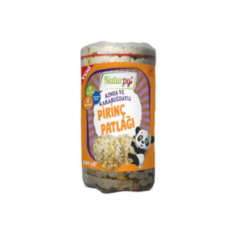 Naturpy Glutensiz Kinoa ve Karabuğdaylı Pirinç Patlağı 100 gr - 1