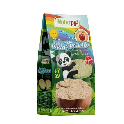 Naturpy Glutensiz Pirinç Patlağı +7 Ay 50 gr 