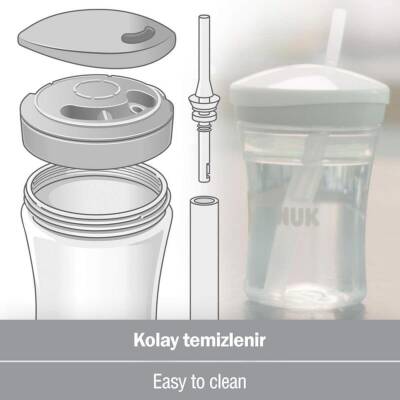 Nuk Action Evo Cup Pembe 230 ml - 3