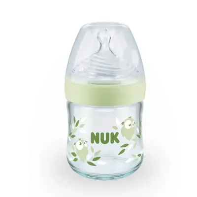 Nuk Nature Sense Isı Göstergeli Cam Biberon 120 ml Yeşil - 3