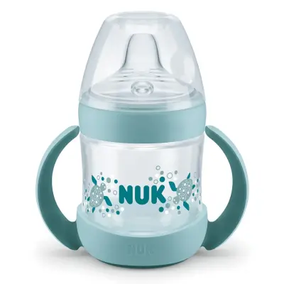 Nuk Nature Sense Learner Isı Göstergeli Alıştırma Bardağı 150 ml 6+ Ay Yeşil