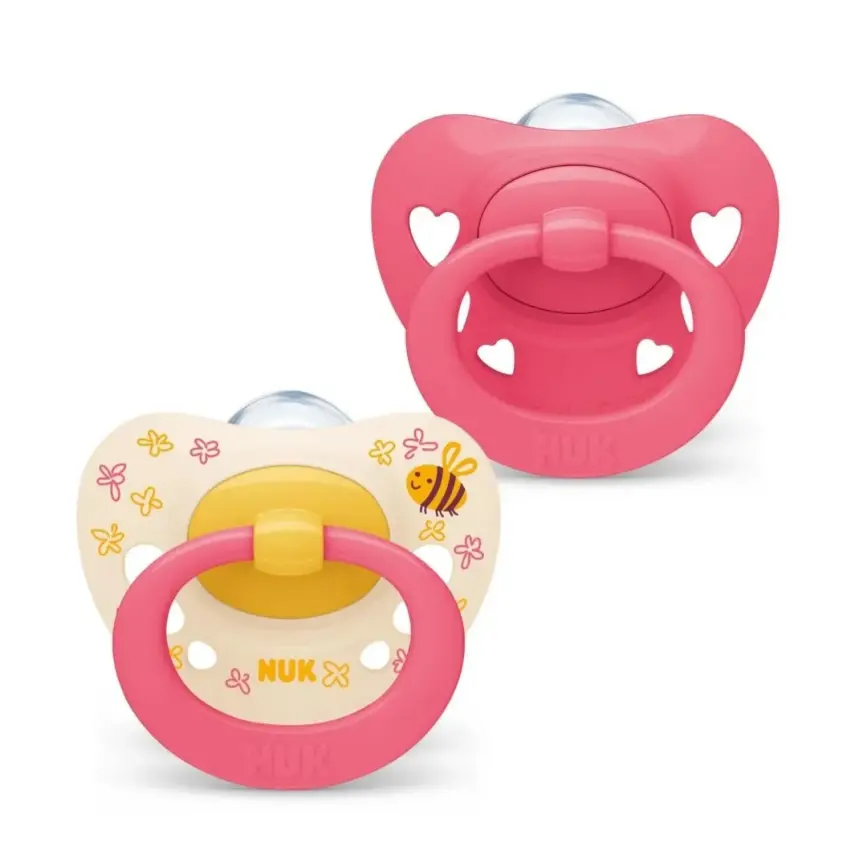Nuk Signature Saklama Kutulu Silikon Emzik 2li 18-36 Ay Kız - 1