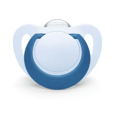 Nuk Star Silikon Emzik 2li 18-36 Ay Erkek 