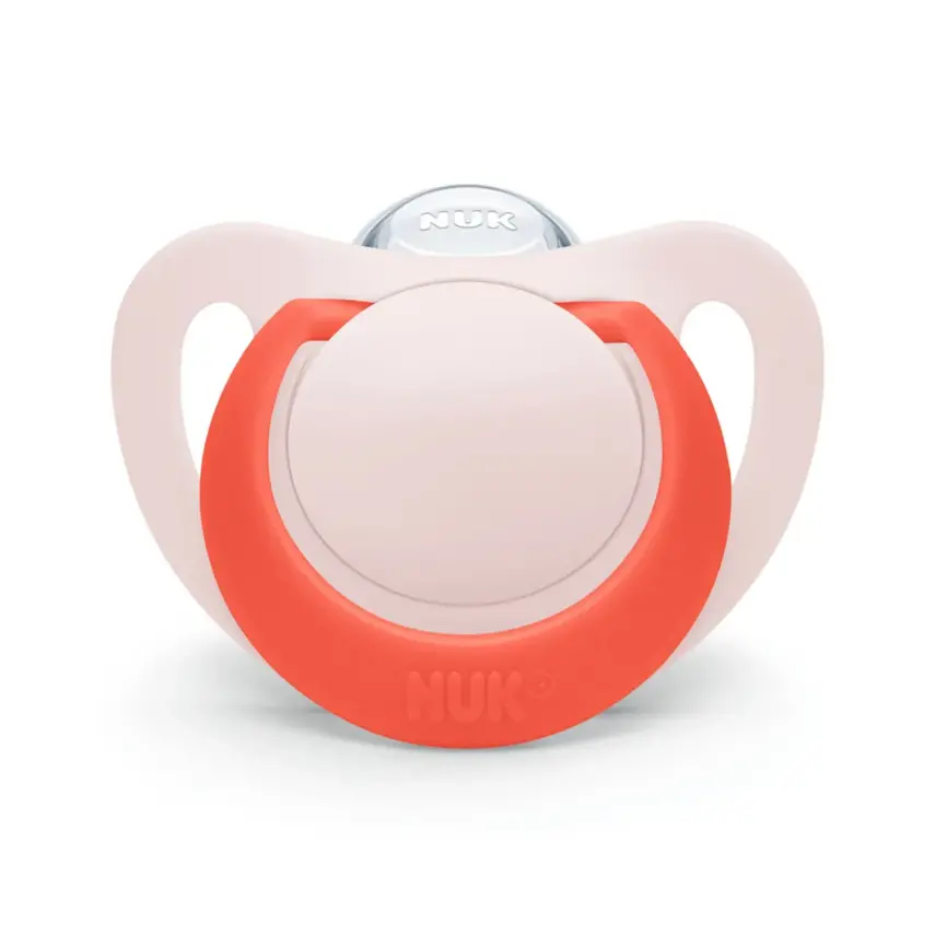 Nuk Star Silikon Emzik 2li 6-18 Ay Kız - 2