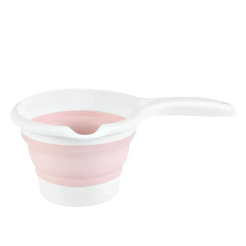 Numio Katlanabilir Bebek Banyo Seti 5li Pembe - 5