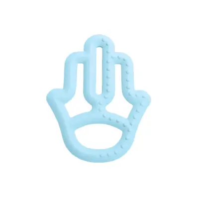 OiOi Annenin Eli Diş Kaşıyıcı 3+ Ay Mineral Blue - 1