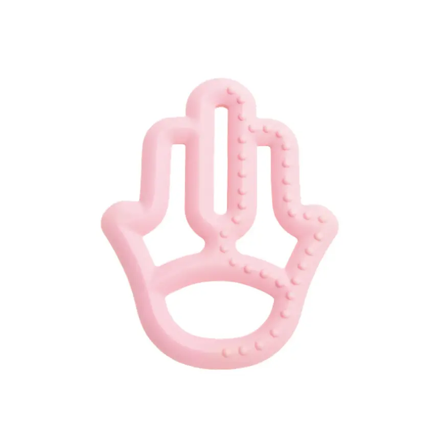 OiOi Annenin Eli Diş Kaşıyıcı 3+ Ay Pinky Pink - 1