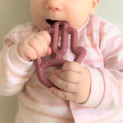 OiOi Annenin Eli Diş Kaşıyıcı 3+ Ay Pinky Pink - 6