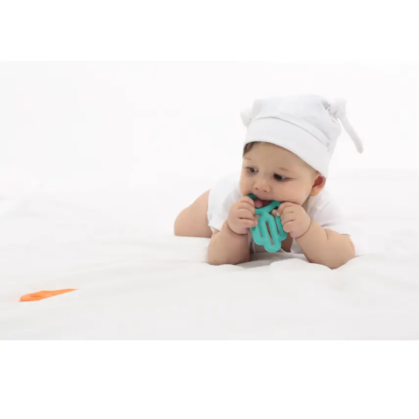 OiOi Annenin Eli Diş Kaşıyıcı 3+ Ay Pinky Pink - 5