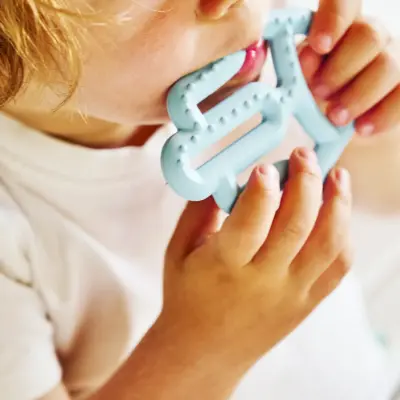 OiOi Annenin Eli Diş Kaşıyıcı 3+ Ay Velvet Rose - 7