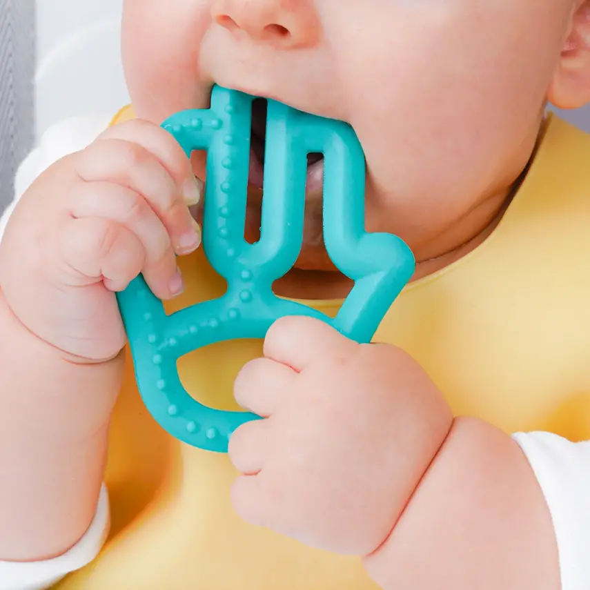 OiOi Annenin Eli Diş Kaşıyıcı 3+ Ay Velvet Rose - 10