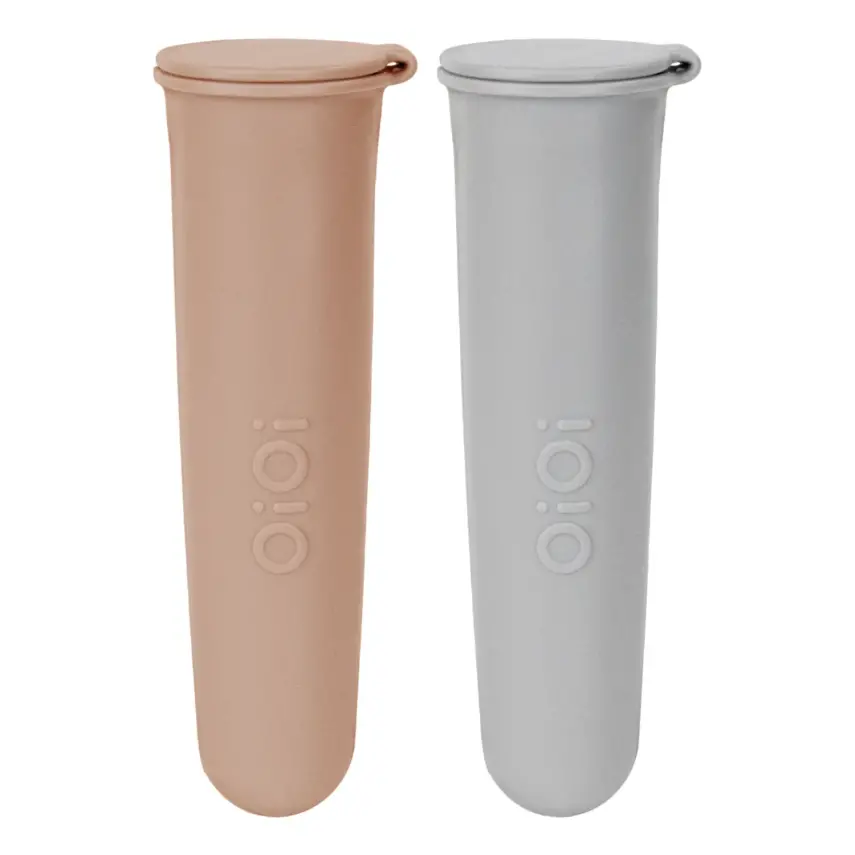 OiOi Buz Buz Dondurma Kalıbı 2li Woody Brown - Powder Grey - 1
