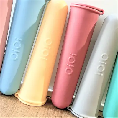 OiOi Buz Buz Silikon Dondurma Kabı 2li 6+ Ay River Green - Powder Grey - 3