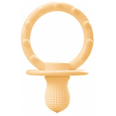 Oioi Gummy Silikon Diş Kaşıyıcı 3+ Ay Mellow Yellow - 1