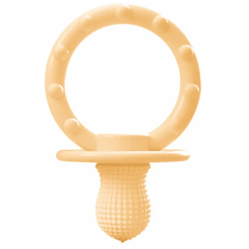 Oioi Gummy Silikon Diş Kaşıyıcı 3+ Ay Mellow Yellow - 1