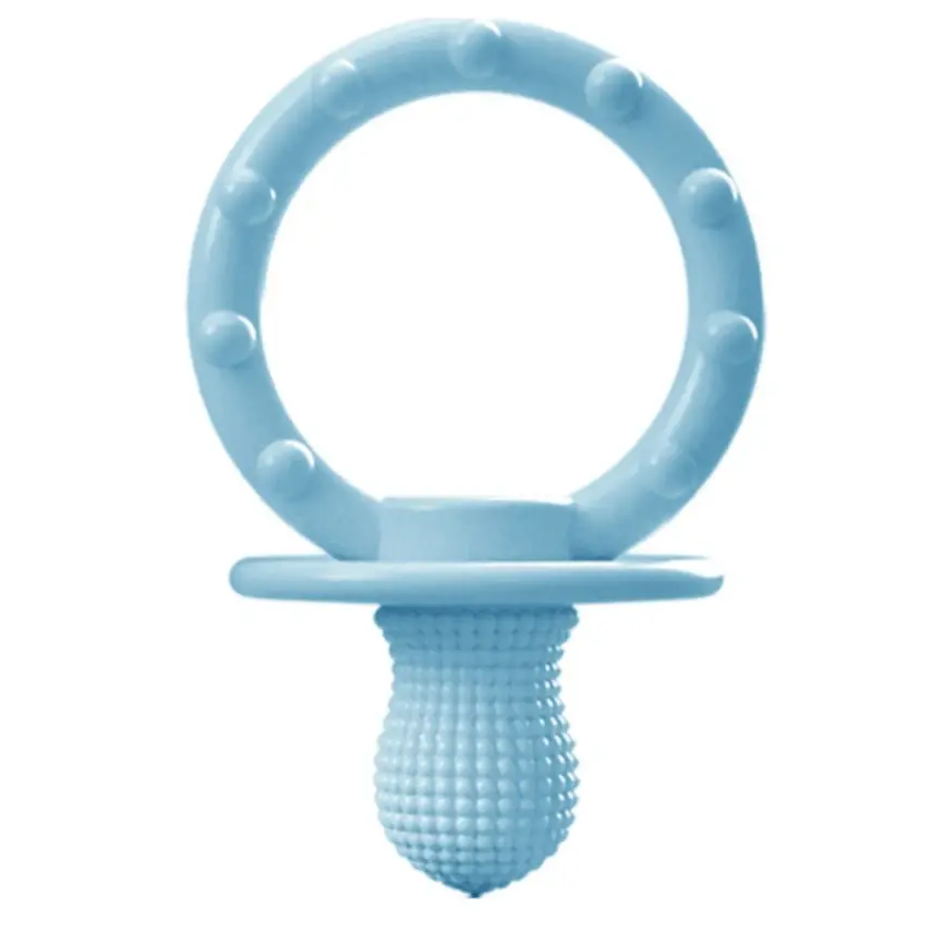 Oioi Gummy Silikon Diş Kaşıyıcı 3+ Ay Mineral Blue - 1