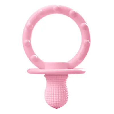 OiOi Gummy Silikon Diş Kaşıyıcı 3+ Ay Pinky Pink